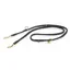 Digby and Fox Rolled Leather Training Lead - Black